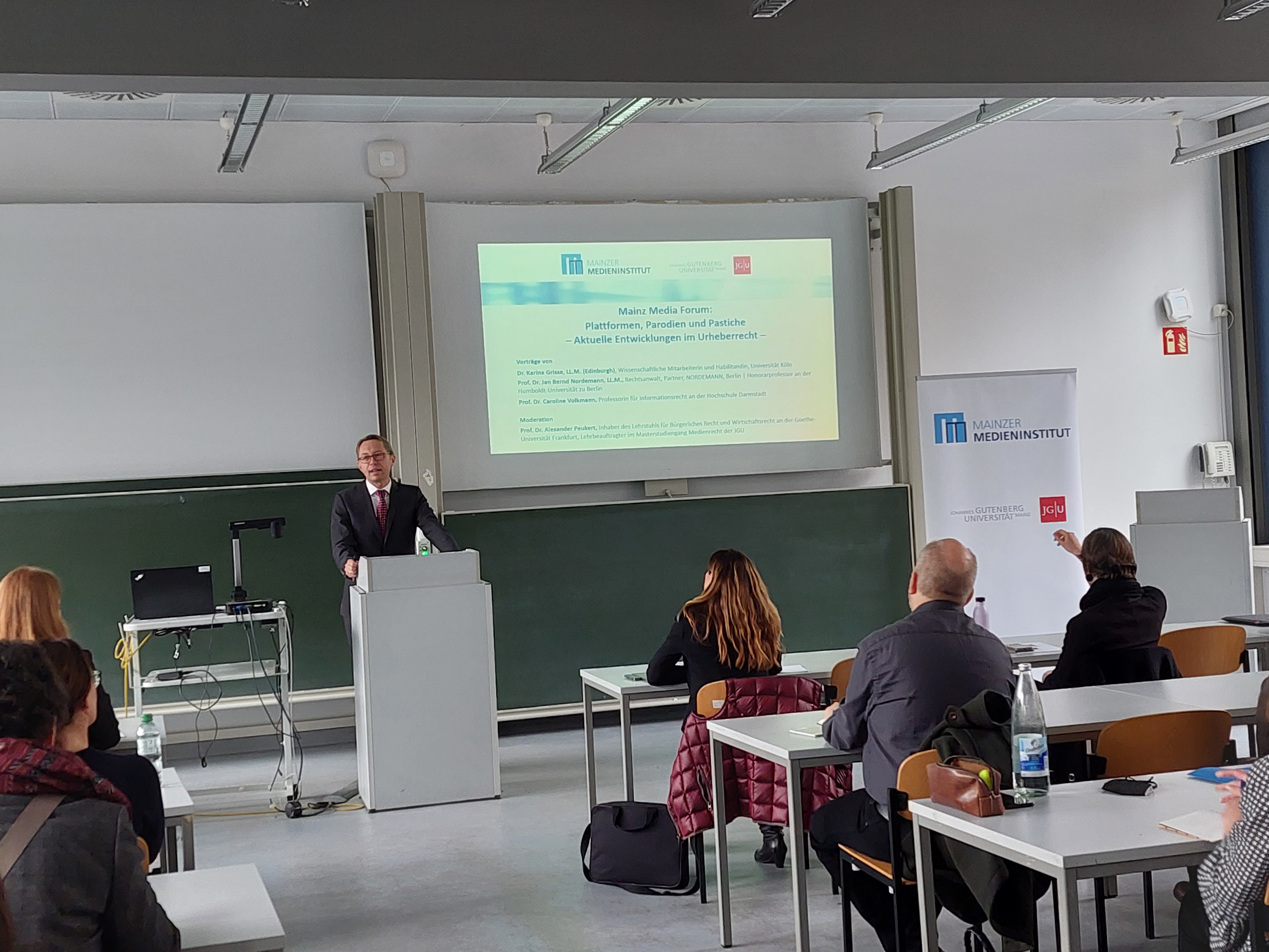 Rückblick: Mainz Media Forum und Eröffnungsfeier Masterstudiengang