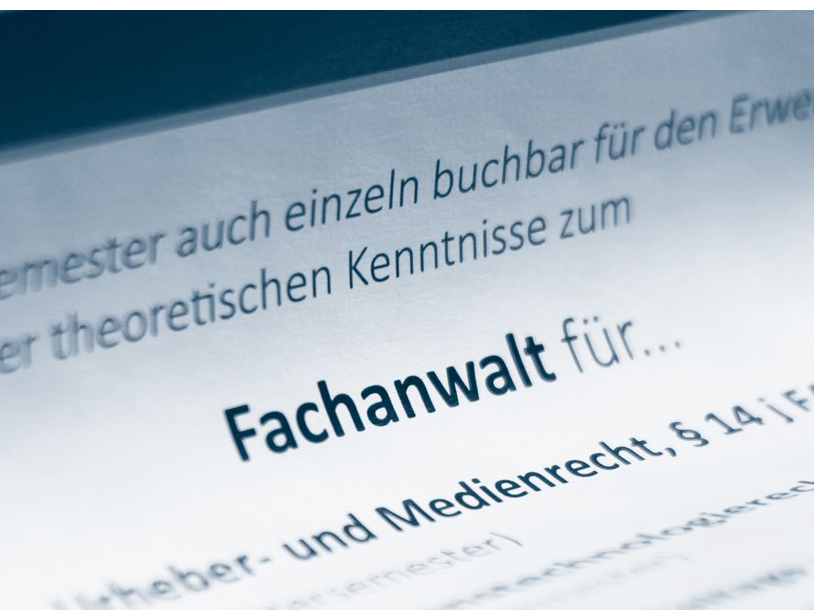 Start wieder im Oktober: Masterstudiengang Medienrecht und Fachanwaltslehrgang Urheber- und Medienrecht