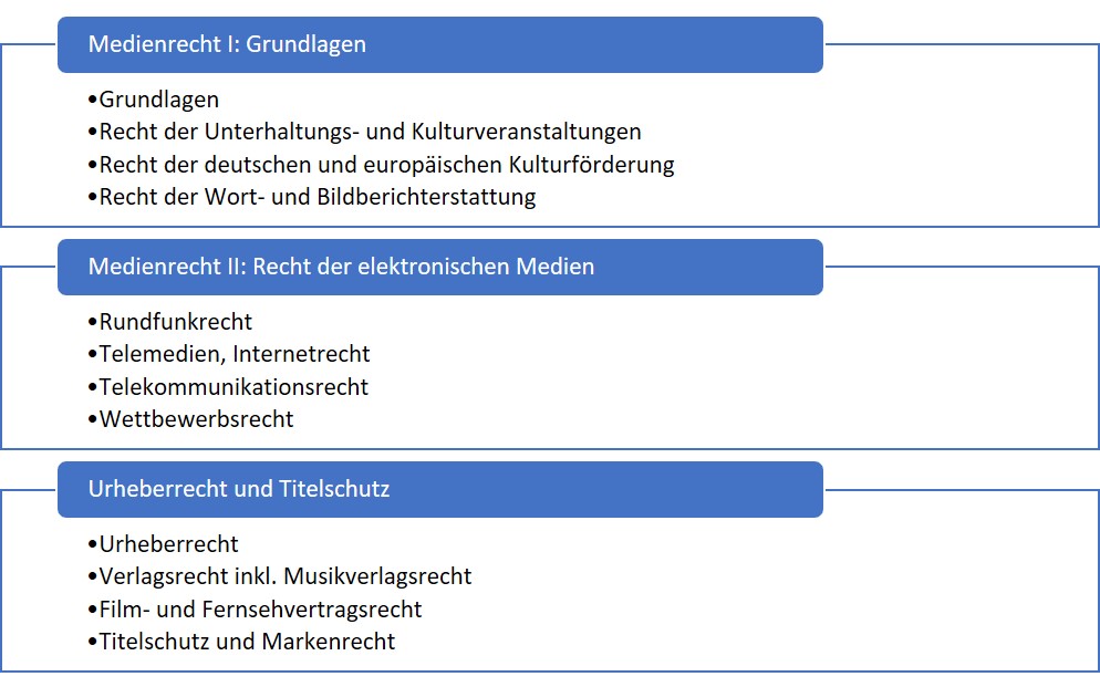 Grafik Pflichtmodule Masterstudiengang
